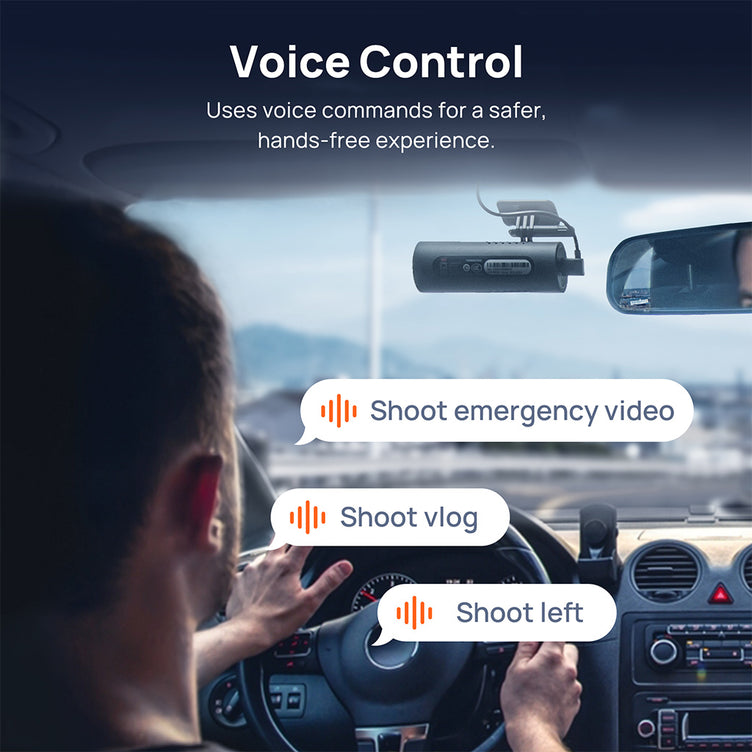 70mai Dash Cam 1S Voice Control Smart Driving Assistant - 70mai Official Store