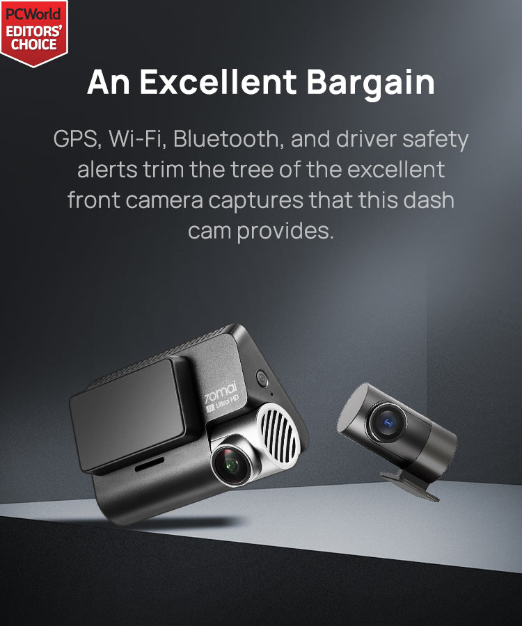 70mai® Dash Cam for Car  Word's Best Dashboard Camera - Grey Technologies