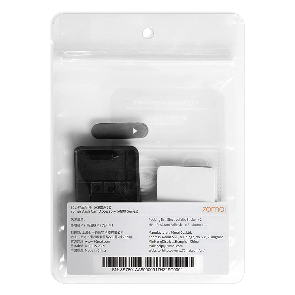 Accessory pack for M800