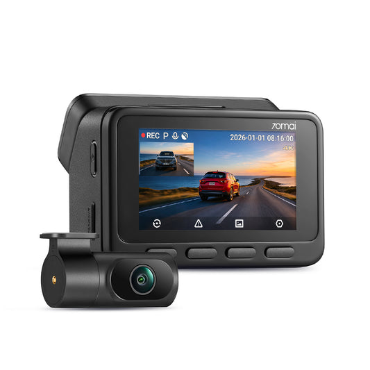 70mai Dash Cam 4K A900 Ultra – Flagship Dual 4K HDR Camera with Sony STARVIS 2 IMX678 Sensors
