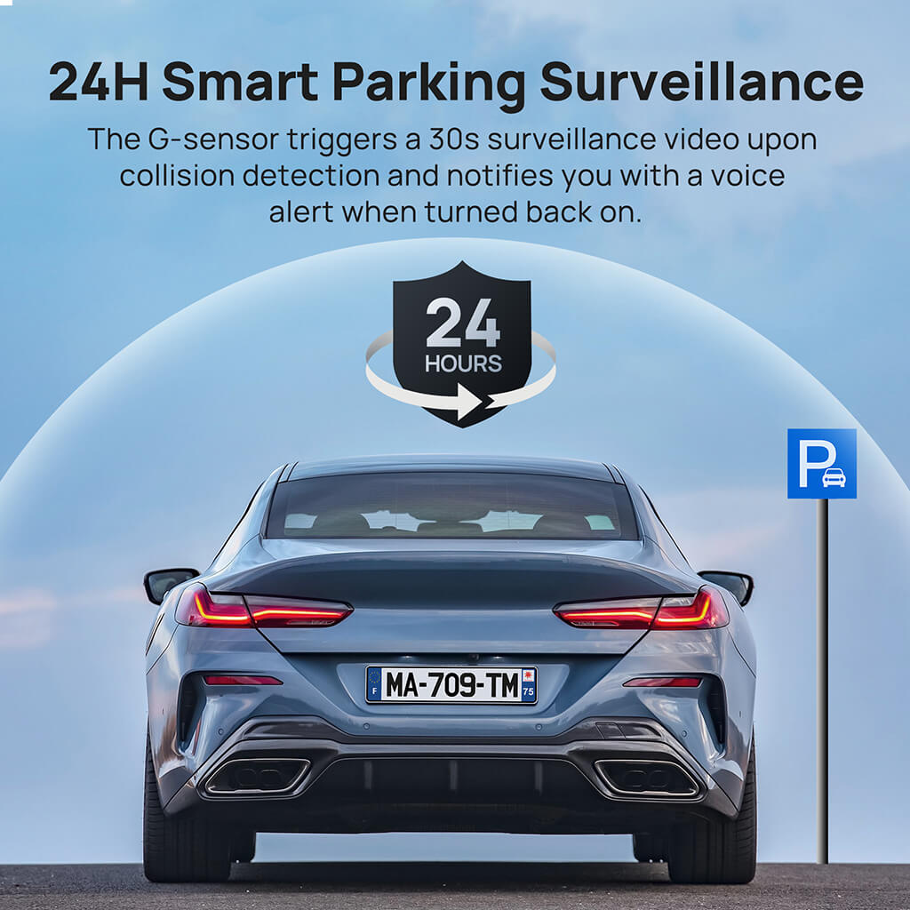 70mai Rearview Dash Cam S500 3K HDR with Touch Screen & Super Capacitor Solution - 70mai Official Store