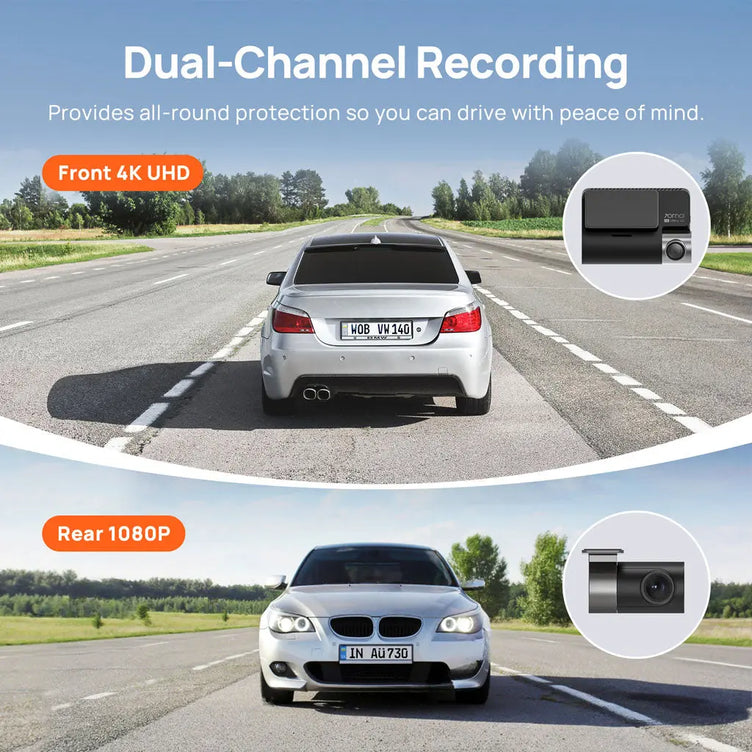 70mai Dash Cam A800S 4K UHD with 3-inch IPS Screen Dual-channel Optional - 70mai Official Store