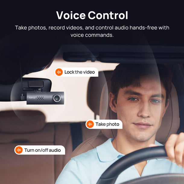 70mai Dash Cam 3 1080p Hdr Imaging Voice Control Driving Assistant 